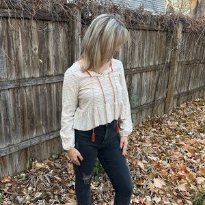 Hem&Thread Peplum Top